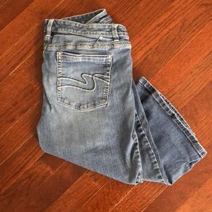 WHBM Denim Clam Diggers